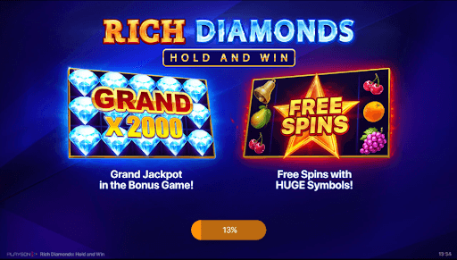 Rich Diamonds Hold and Win Free Spins